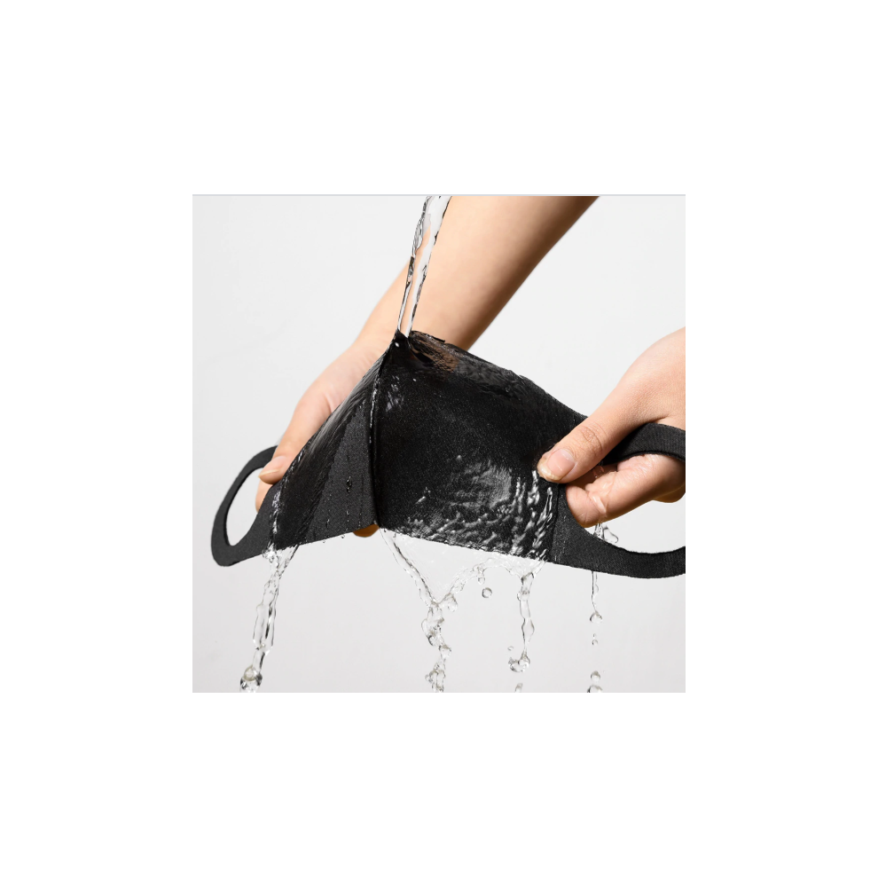 Masque En Tissu unisexe- Noir 1 Pièce  - Accueil