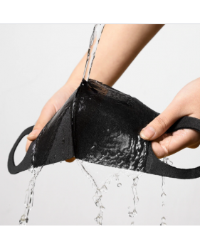 Masque En Tissu unisexe- Noir 1 Pièce  - Accueil