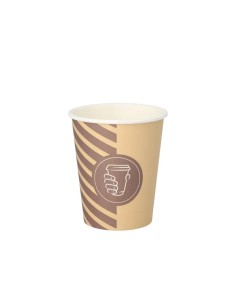 Gobelets carton kraft 20 cl – Coffee Line – FSC – 100 pièces