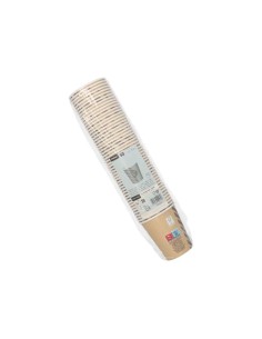 Kartonnen kraft koffiebekers Coffee Line – bruin – 0,2 l – 100 stuks 2