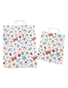 Papieren cadeauzakjes Butterflies – 18+8x22 / 22+10x28 – Decoratieve zakjes