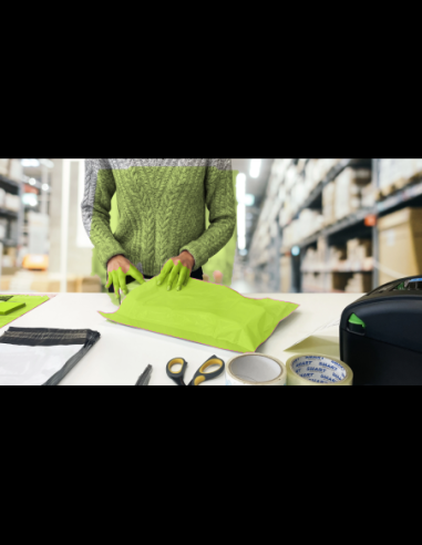 50 opaque Coex verzendzakken 320x450 mm met retourstrip