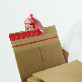 Enveloppes en carton format A4 - 23,5 x 31 x 3,5 cm, Brun  - Accueil 2