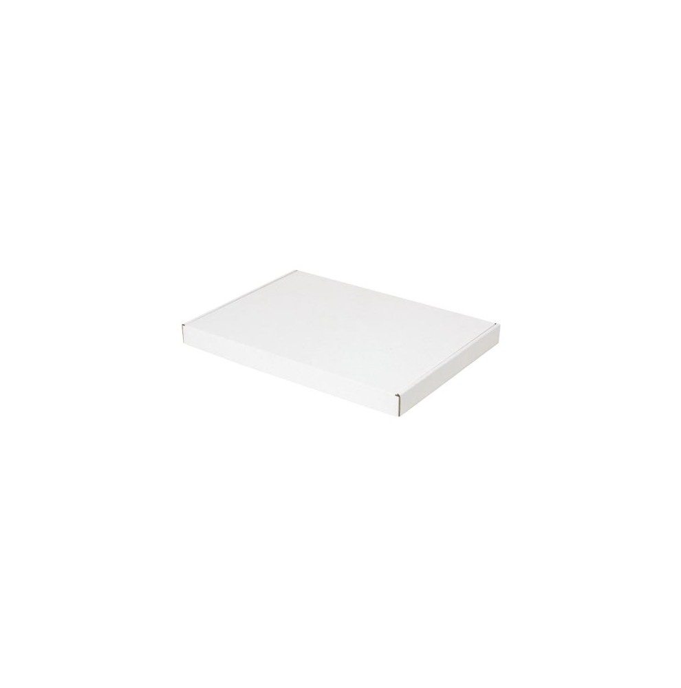 Witte standaard brievenbusdoos formaat A4 - 31 x 21,5 x 3 cm  - Home