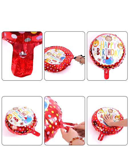 Aap ballonnen verjaardag set 5 stuks jungle decoratie