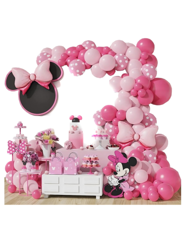 Minnie Mouse ballonnen slinger 111 stuks verjaardag