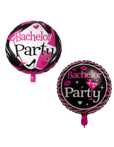 Ballons EVG kit 5 pièces – décoration enterrement vie garçon