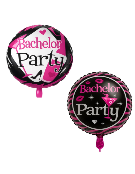 Ballons EVG kit 5 pièces – décoration enterrement vie garçon