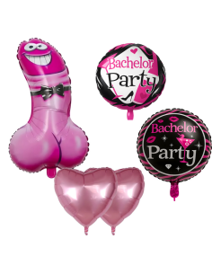 Ballons EVJF kit 5 pièces – décoration enterrement vie jeune fille