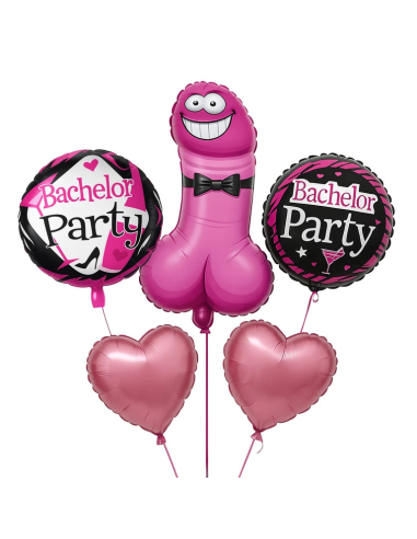 Ballons EVJF kit 5 pièces – décoration enterrement vie jeune fille