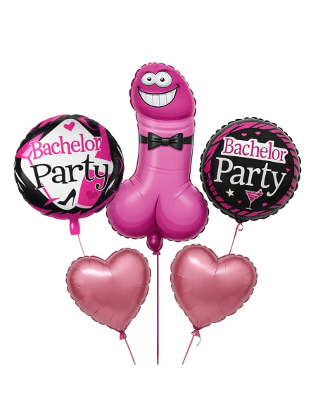 Ballons EVJF kit 5 pièces – décoration enterrement vie jeune fille