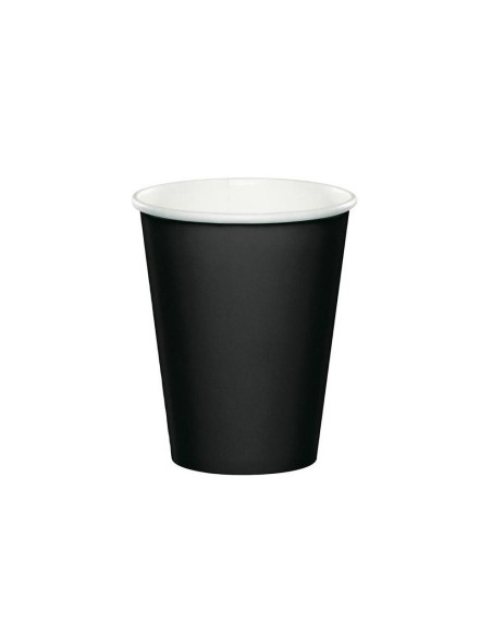 Gobelets carton noir 360ml – 100 gobelets café
