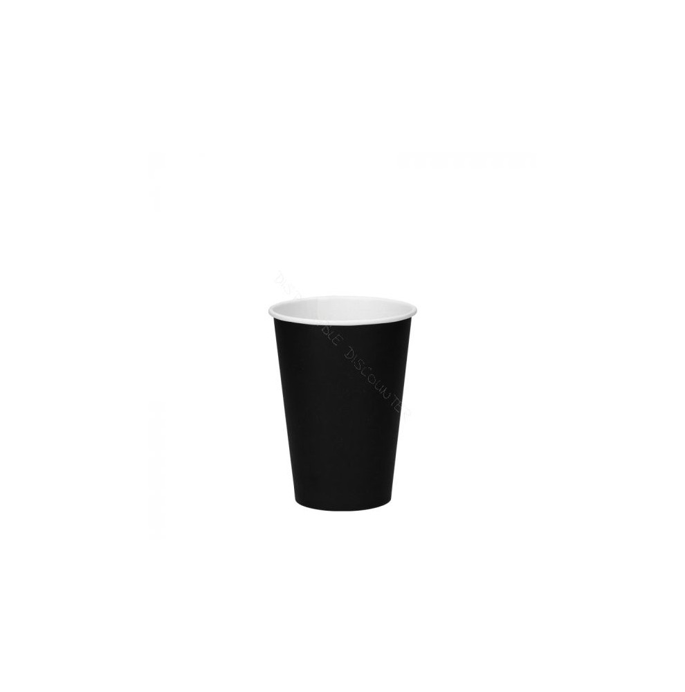 Gobelet à café en carton 70,3mm 180ml noir, pour distributeur - 100...