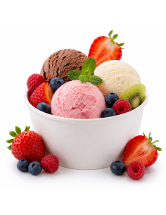 Gobelets à glace carton blanc 180 ml Ø90 mm - Lot de 50