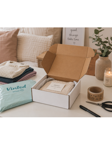 Witte postdozen in karton - 7 formaten - Packadi