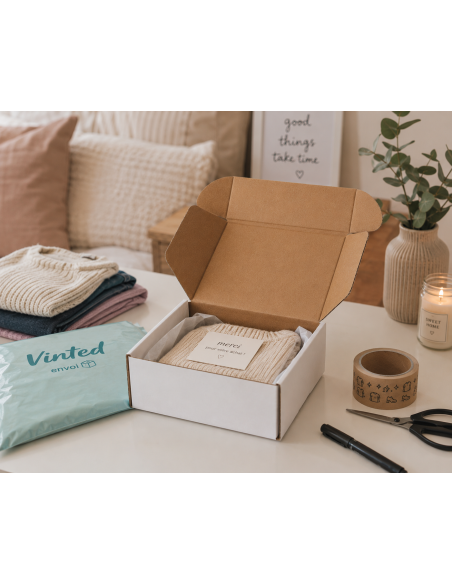 Boîtes postales blanches en carton - 7 formats - Packadi