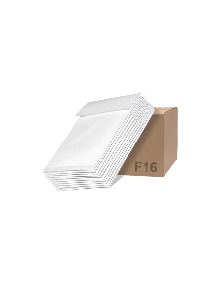 Pochette bulle blanche F16, enveloppe matelassée 220 x 340 mm, vendue en carton