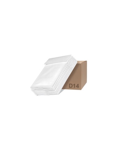 Pochette bulle blanche D14, enveloppe matelassée 180 x 265 mm, vendue en carton