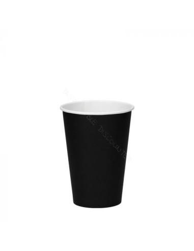 Gobelet à café en carton noir 180 ml Ø70,3 mm - lot de 100