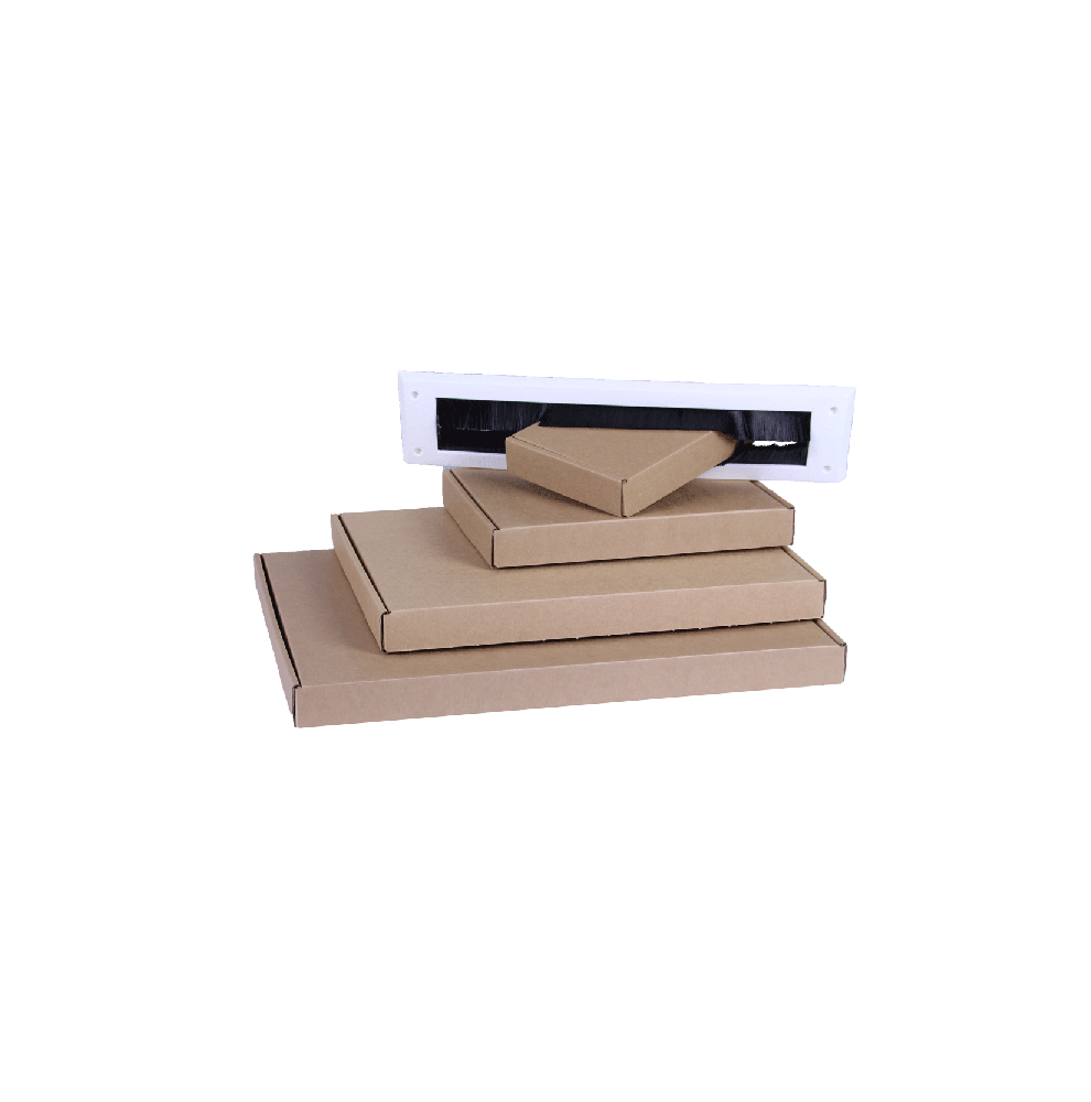 Boîte brune pour boîtes aux lettres format A4 - 31 x 21,5 x 3cm 