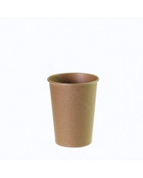 Gobelet à café en carton brun kraft 240 ml Ø80 mm - lot de 100