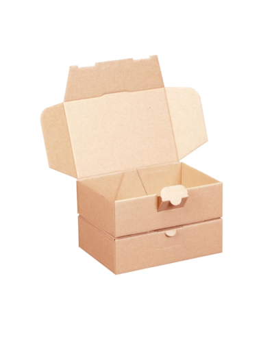 Boîte postale écologique brune 18 x 13 x 4,5 cm - Packadi