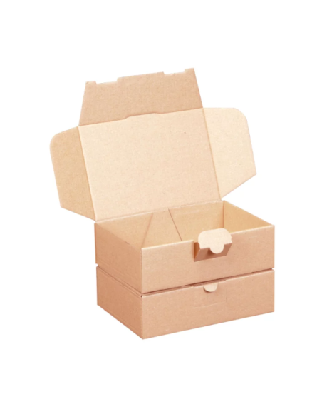 Boîte postale écologique brune 18 x 13 x 4,5 cm - Packadi