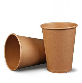 Gobelets carton brun kraft 180 ml, format 7 oz 2