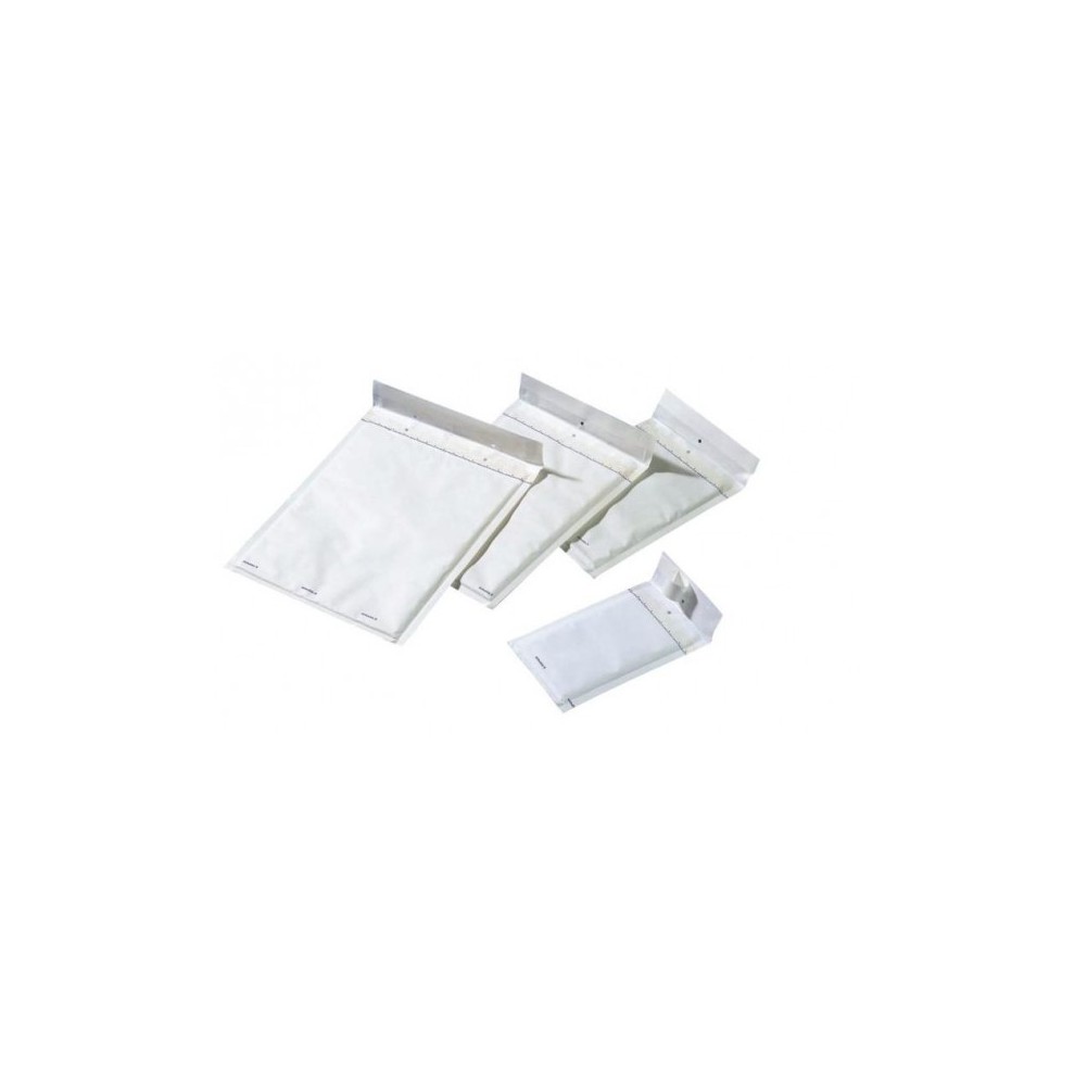 Witte luchtkussenenveloppen formaat D/ A5 18 x 26.5 cm  - Home