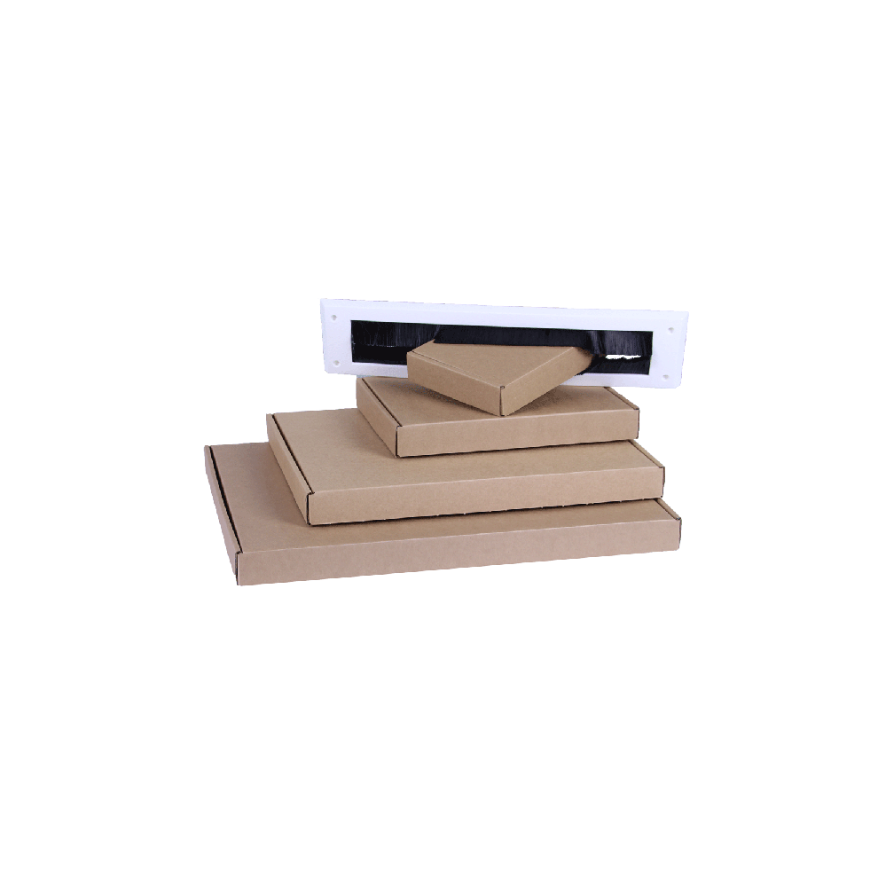 Bruine standaard brievenbusdoos formaat A6 - 18x11,5x3 cm  - Home