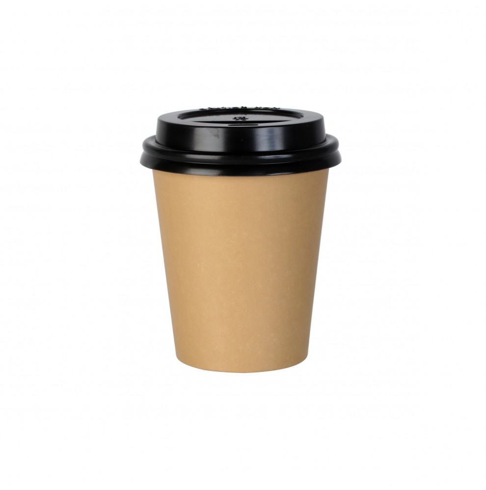 Coffee to go koffiebeker Nature Kraft 80mm 240ml 8oz bruin- 100 stu...