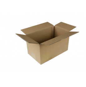 Kartonnen dozen in bruin enkelgolfkarton 20x15x14,5 cm  - Home