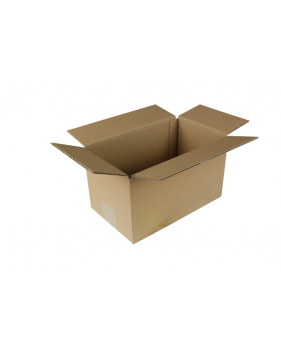 Kartonnen dozen in bruin enkelgolfkarton 20x15x14,5 cm  - Home