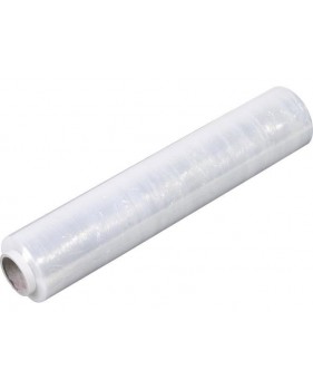 Transparante rekfolie voor handmatig wikkelen, 50 cm 300m 20 µm  - ... Transparante rekfolie voor handmatig wikkelen, 50 cm 300m 20 µm  - ...