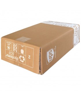 Boite d'expédition pour 2 bouteilles - double cannelure  - Accueil Boite d'expédition pour 2 bouteilles - double cannelure  - Accueil
