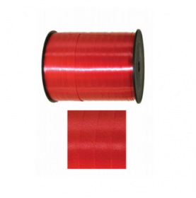 Bolduc rouge effet satiné 10mm x 250m  - Accueil