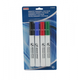 4 Marqueurs Permanents – Marquage Emballage Multi-Surfaces