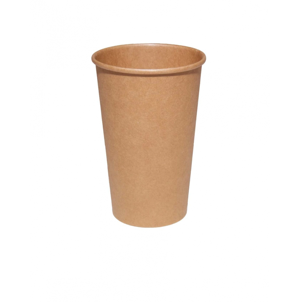Kartonnen bekers bruin kraft 180 ml voor koffieautomaat