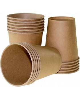 Gobelet à café en carton 70,3mm 180ml brun, pour distributeur - 100... Gobelet à café en carton 70,3mm 180ml brun, pour distributeur - 100...