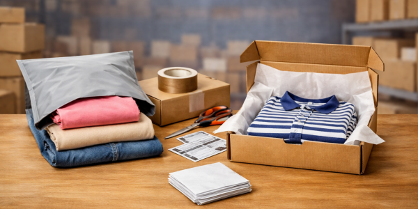 Welke verpakking kiezen voor het verzenden van kleding en textiel?