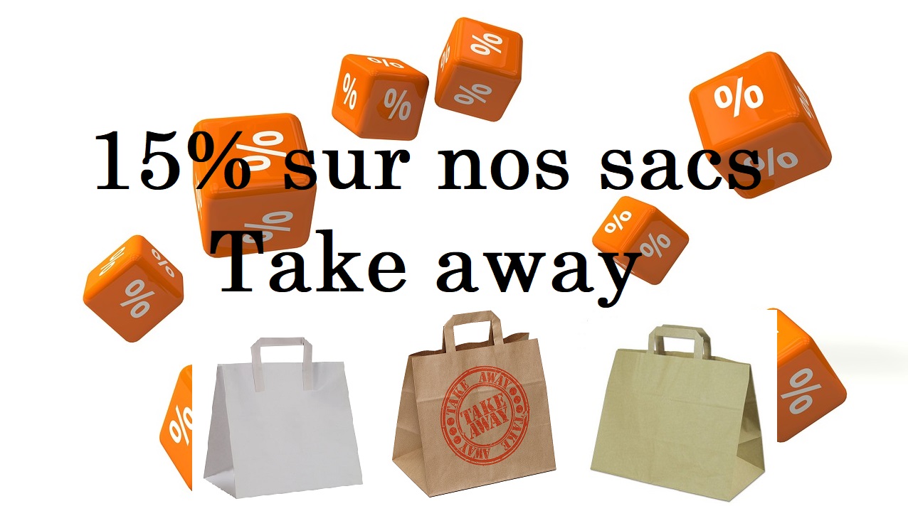 10% sur les sacs take away